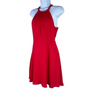 Express Halter Fit & Flare Dress 4